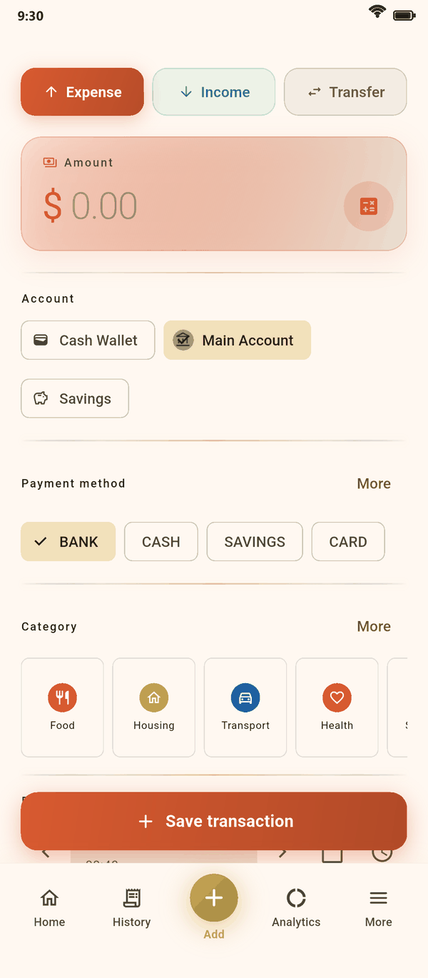 Log Expenses in Seconds — Coinly screenshot