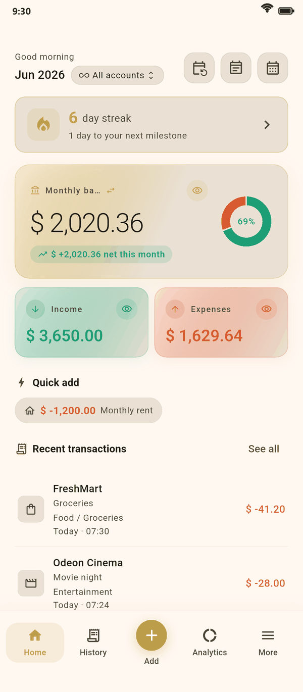See Exactly Where Your Money Goes — Coinly screenshot