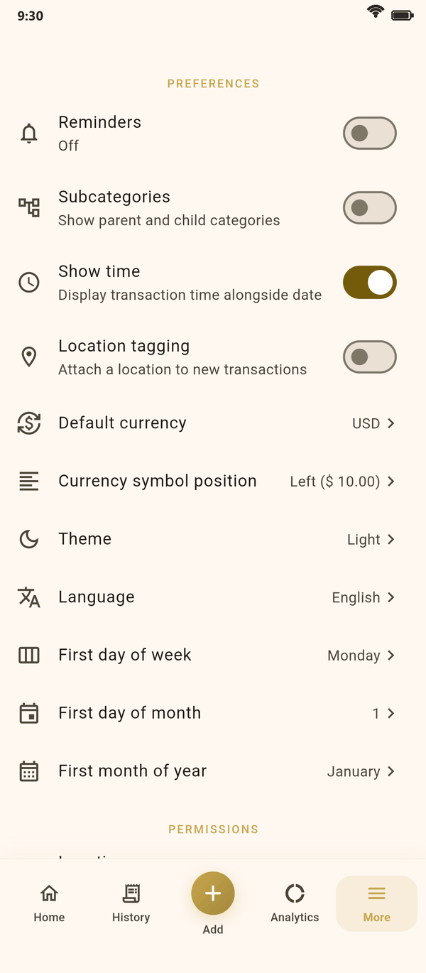 Maximum Customization — Coinly screenshot